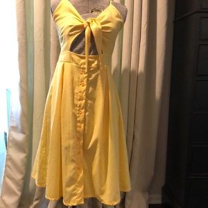 Summer peekaboo dress